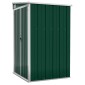 vidaXL Αποθήκη Κήπου Επιτοίχια Πράσινη 118x100x178 εκ από Γαλβ. Ατσάλι