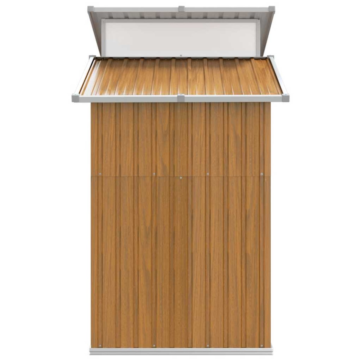 vidaXL Αποθήκη Κήπου Καφέ 270x130x208,5 εκ. από Γαλβανισμένο Ατσάλι
