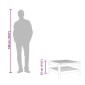 vidaXL Τραπεζάκι Σαλονιού 65 x 65 x 35 εκ. από Μασίφ Ξύλο Ακακίας