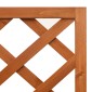 vidaXL Γλάστρα Γωνιακή με Καφασωτό 40 x 40 x 150 εκ. από Ξύλο Ελάτης