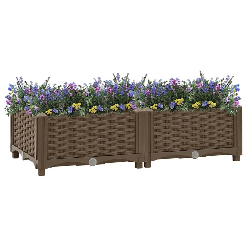 vidaXL Ζαρντινιέρα 80 x 40 x 23 εκ. από Πολυπροπυλένιο