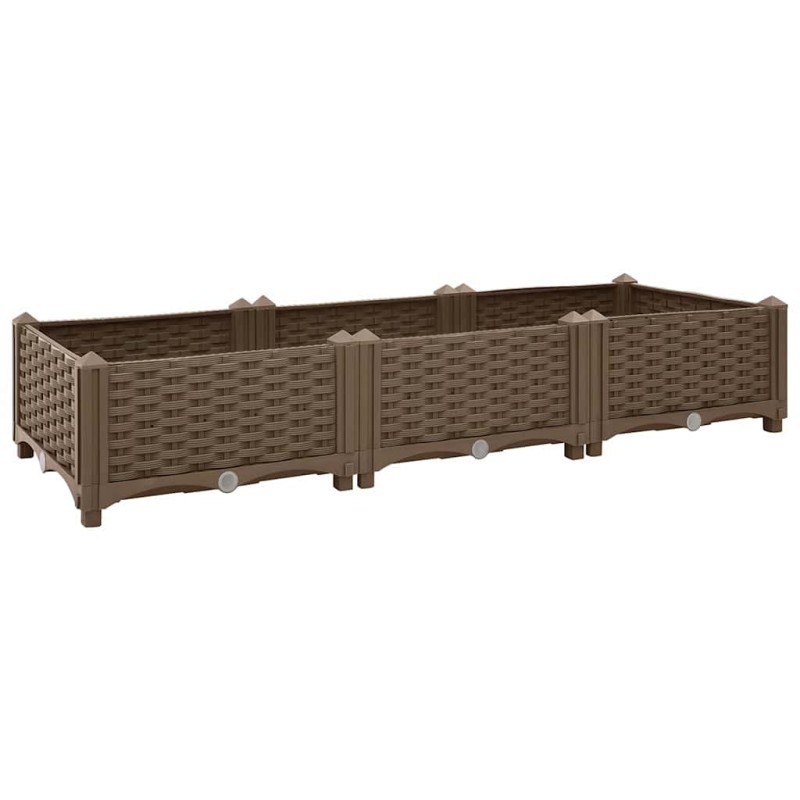 vidaXL Ζαρντινιέρα 120 x 40 x 23 εκ. από Πολυπροπυλένιο