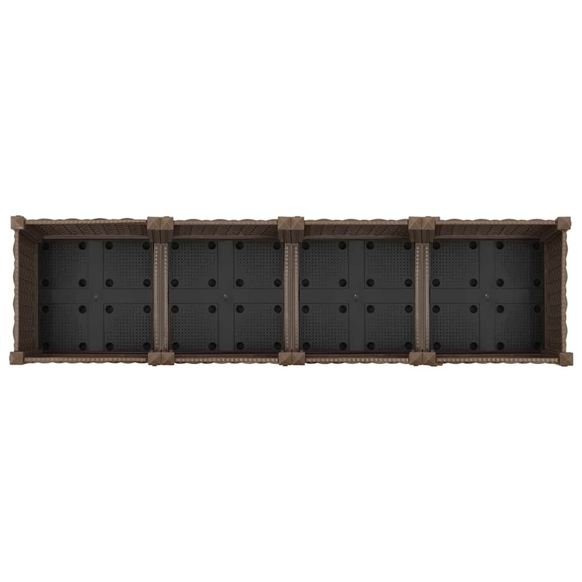 vidaXL Ζαρντινιέρα 160 x 40 x 23 εκ. από Πολυπροπυλένιο