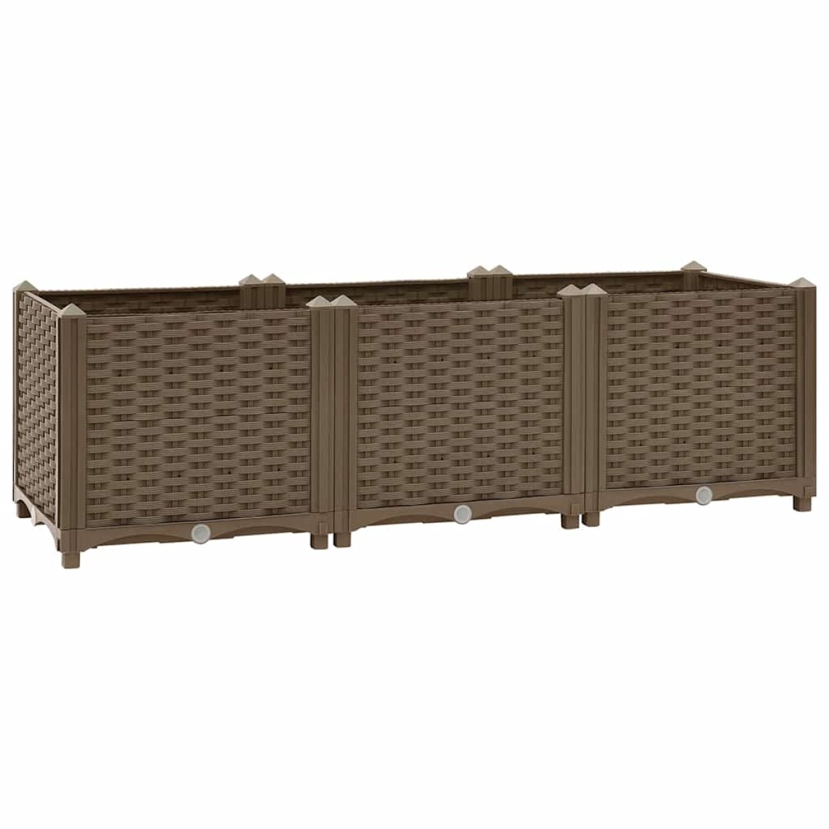 vidaXL Ζαρντινιέρα 120 x 40 x 38 εκ. από Πολυπροπυλένιο