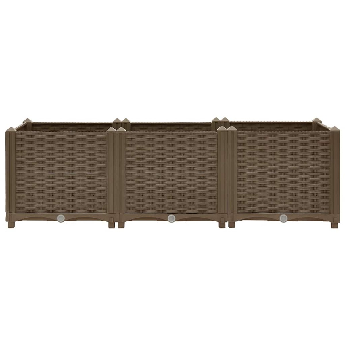 vidaXL Ζαρντινιέρα 120 x 40 x 38 εκ. από Πολυπροπυλένιο