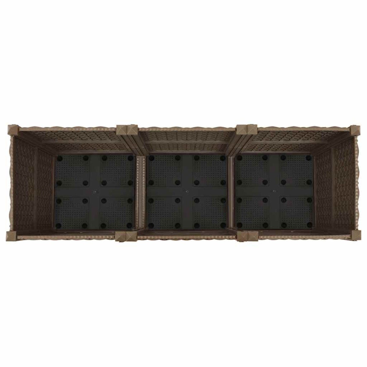 vidaXL Ζαρντινιέρα 120 x 40 x 38 εκ. από Πολυπροπυλένιο