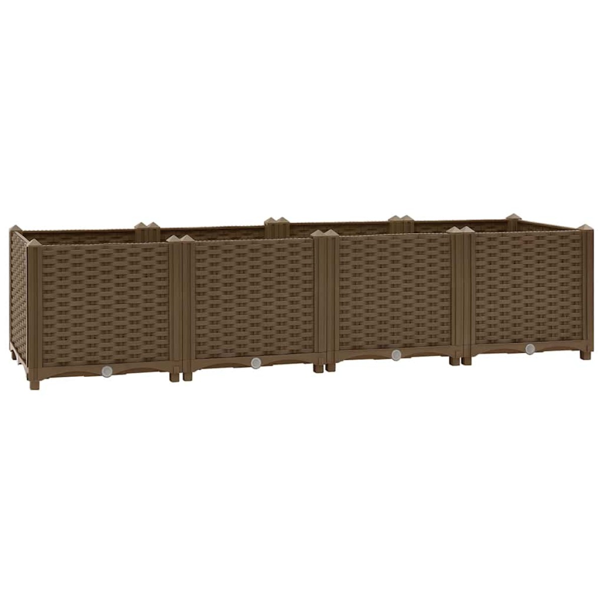 vidaXL Ζαρντινιέρα 160 x 40 x 38 εκ. από Πολυπροπυλένιο