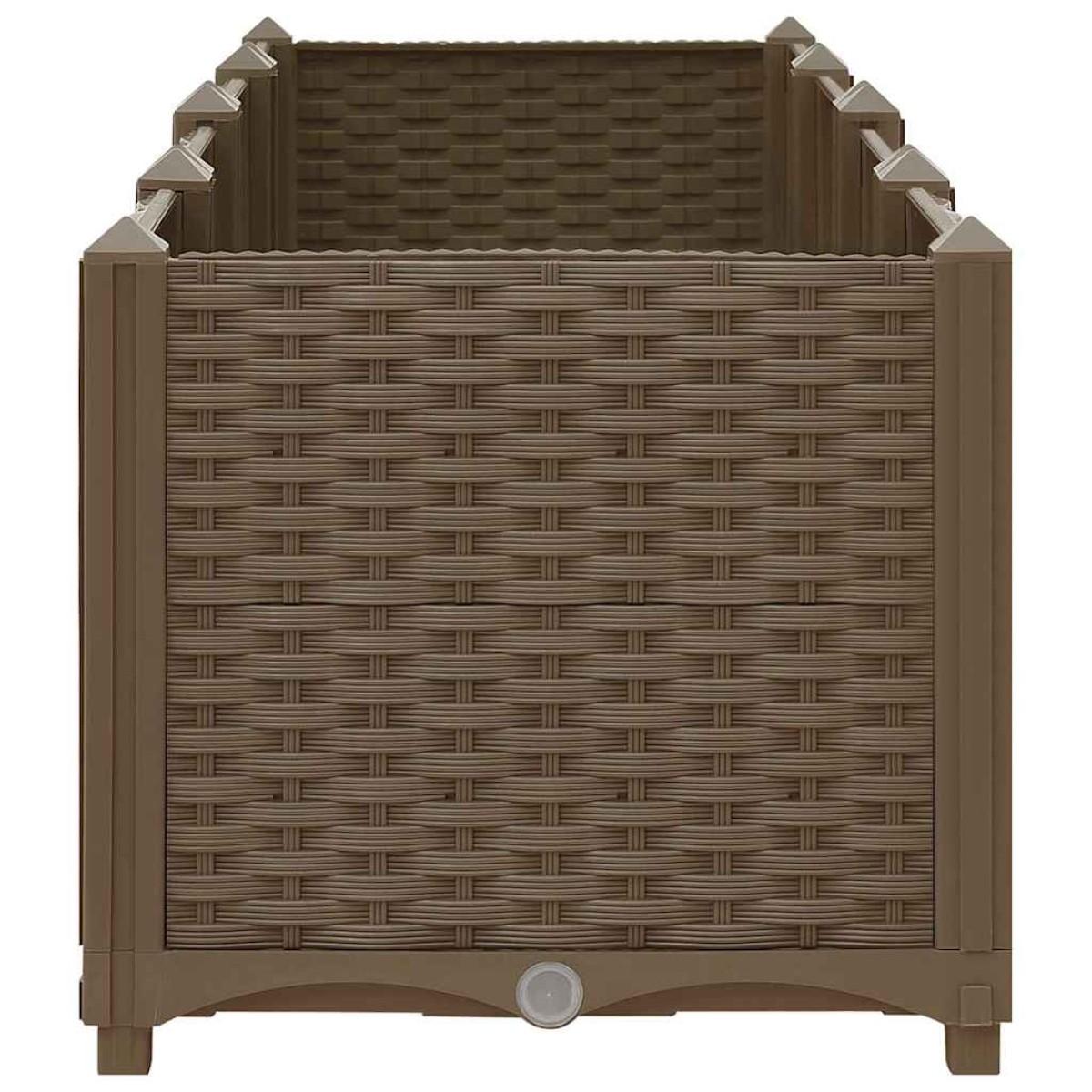 vidaXL Ζαρντινιέρα 160 x 40 x 38 εκ. από Πολυπροπυλένιο