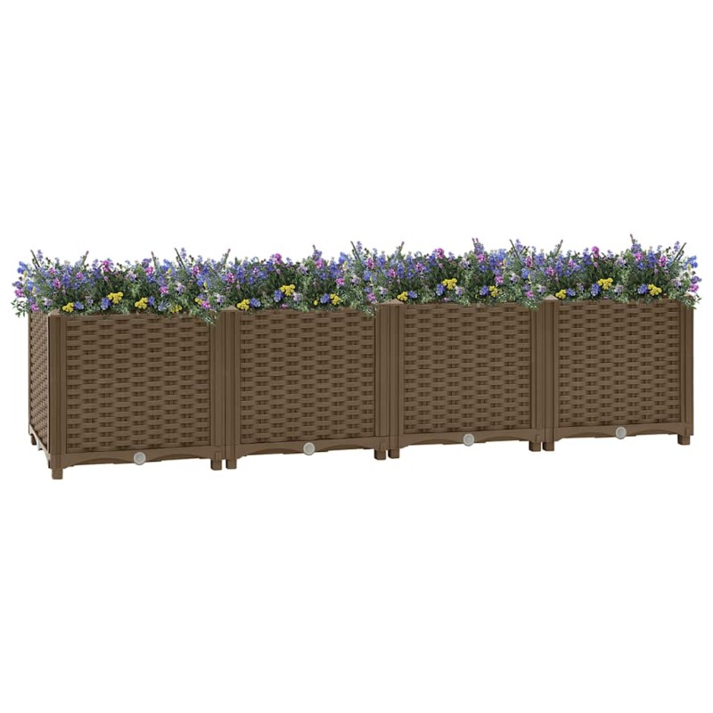 vidaXL Υπερυψωμένο Κρεβάτι 160x40x38 εκ. από Πολυπροπυλένιο