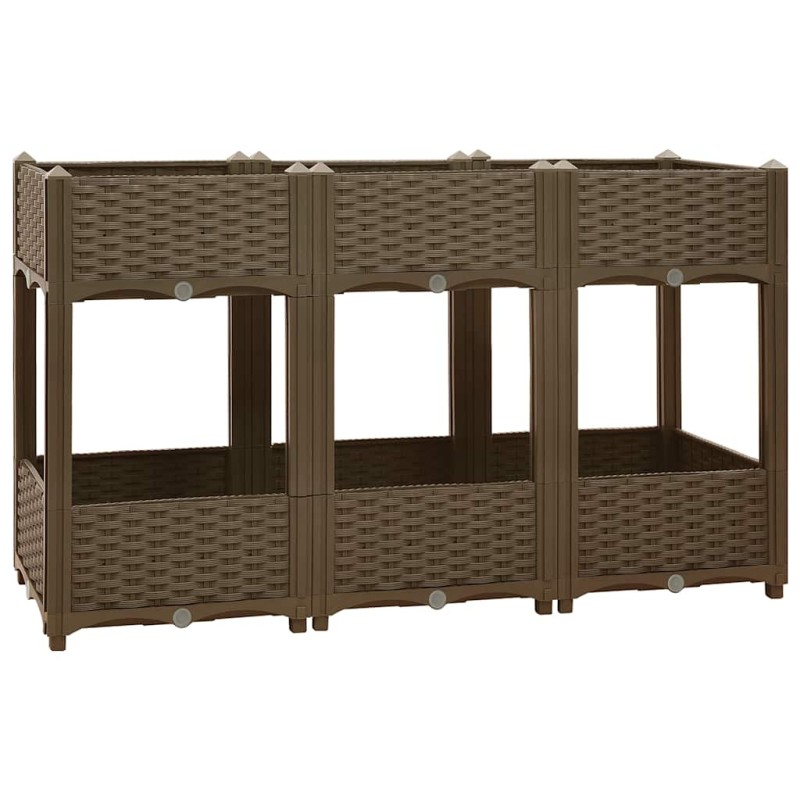 vidaXL Ζαρντινιέρα 120 x 40 x 71 εκ. από Πολυπροπυλένιο