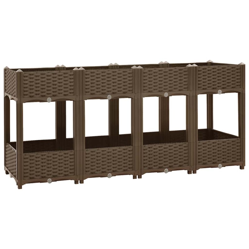 vidaXL Ζαρντινιέρα 160 x 40 x 71 εκ. από Πολυπροπυλένιο