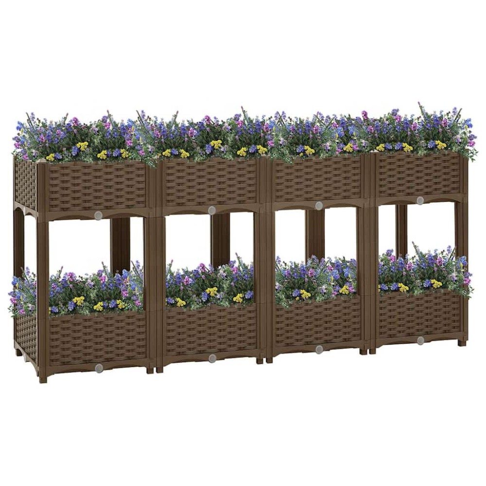 vidaXL Ζαρντινιέρα 160 x 40 x 71 εκ. από Πολυπροπυλένιο