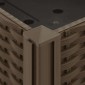 vidaXL Ζαρντινιέρα 80 x 80 x 38 εκ. από Πολυπροπυλένιο