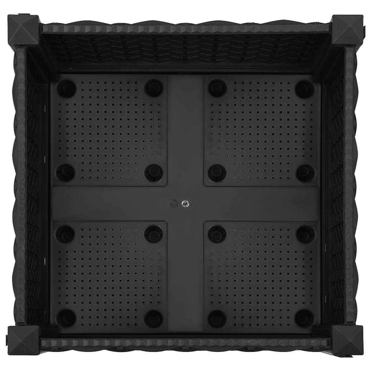 vidaXL Ζαρντινιέρα 40 x 40 x 23 εκ. από Πολυπροπυλένιο