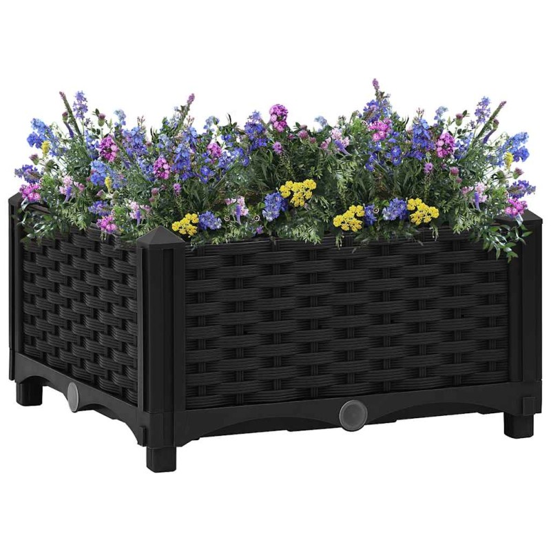 vidaXL Ζαρντινιέρα 40 x 40 x 23 εκ. από Πολυπροπυλένιο