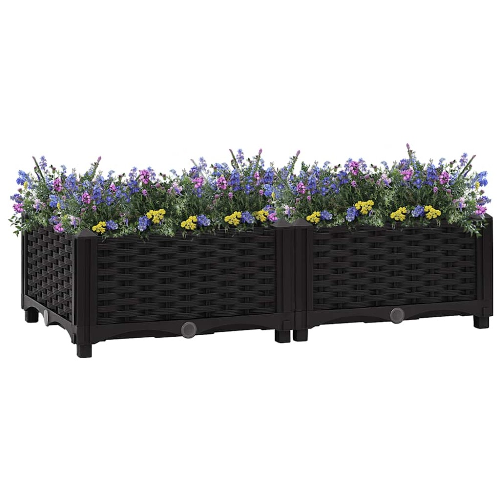 vidaXL Ζαρντινιέρα 80 x 40 x 23 εκ. από Πολυπροπυλένιο