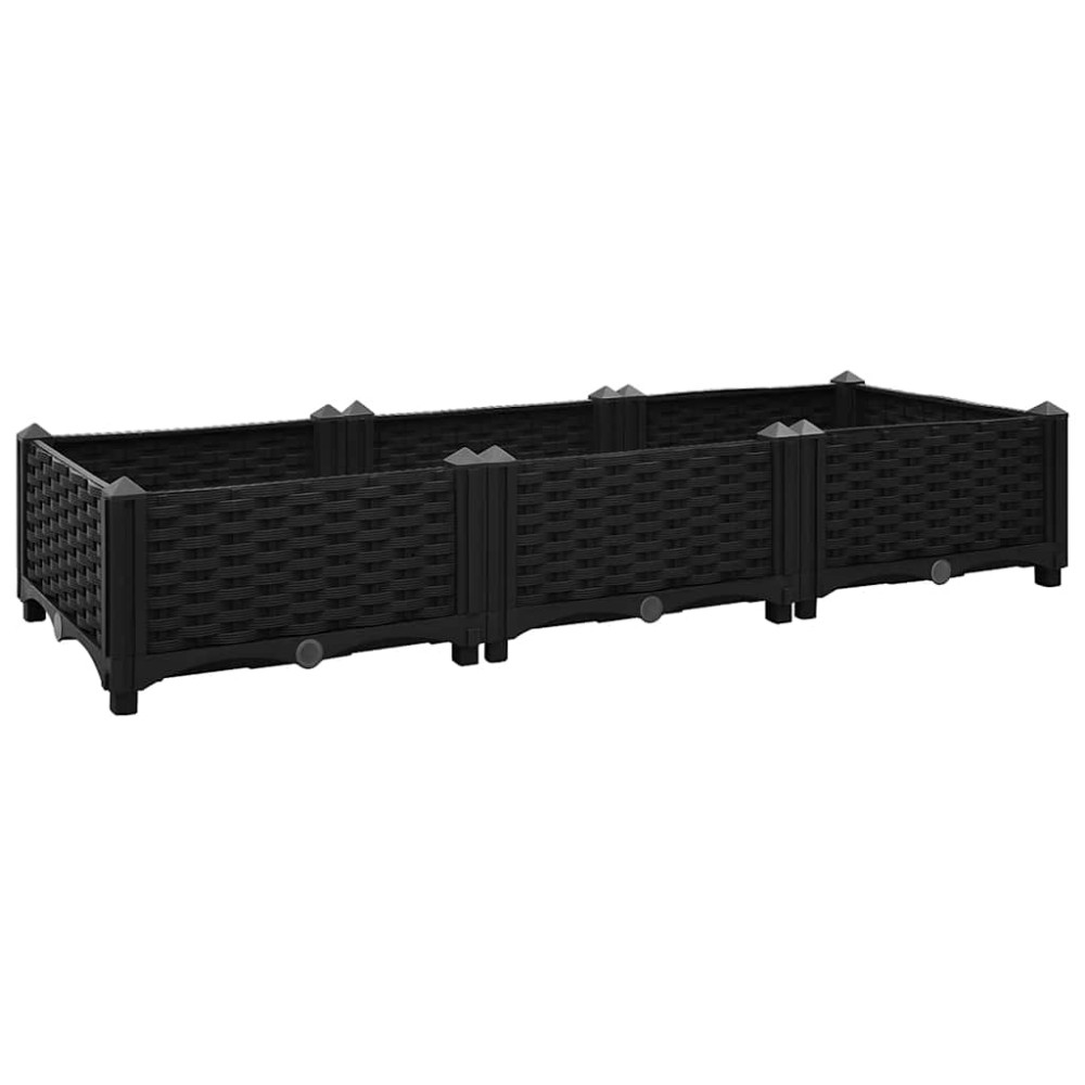 vidaXL Ζαρντινιέρα 120 x 40 x 23 εκ. από Πολυπροπυλένιο