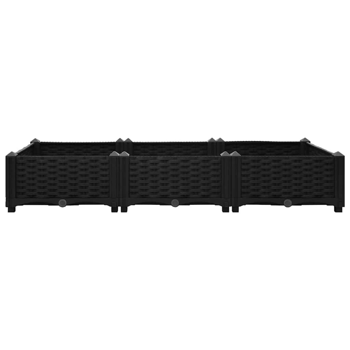 vidaXL Ζαρντινιέρα 120 x 40 x 23 εκ. από Πολυπροπυλένιο