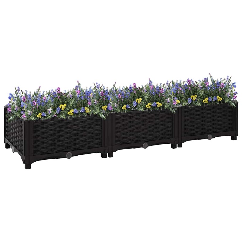 vidaXL Ζαρντινιέρα 120 x 40 x 23 εκ. από Πολυπροπυλένιο