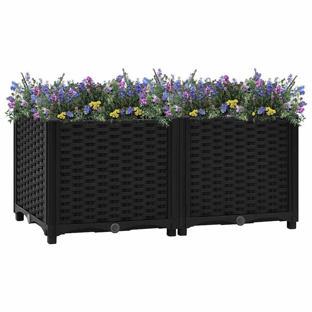 vidaXL Υπερυψωμένο Κρεβάτι 80x40x38 εκ. από Πολυπροπυλένιο