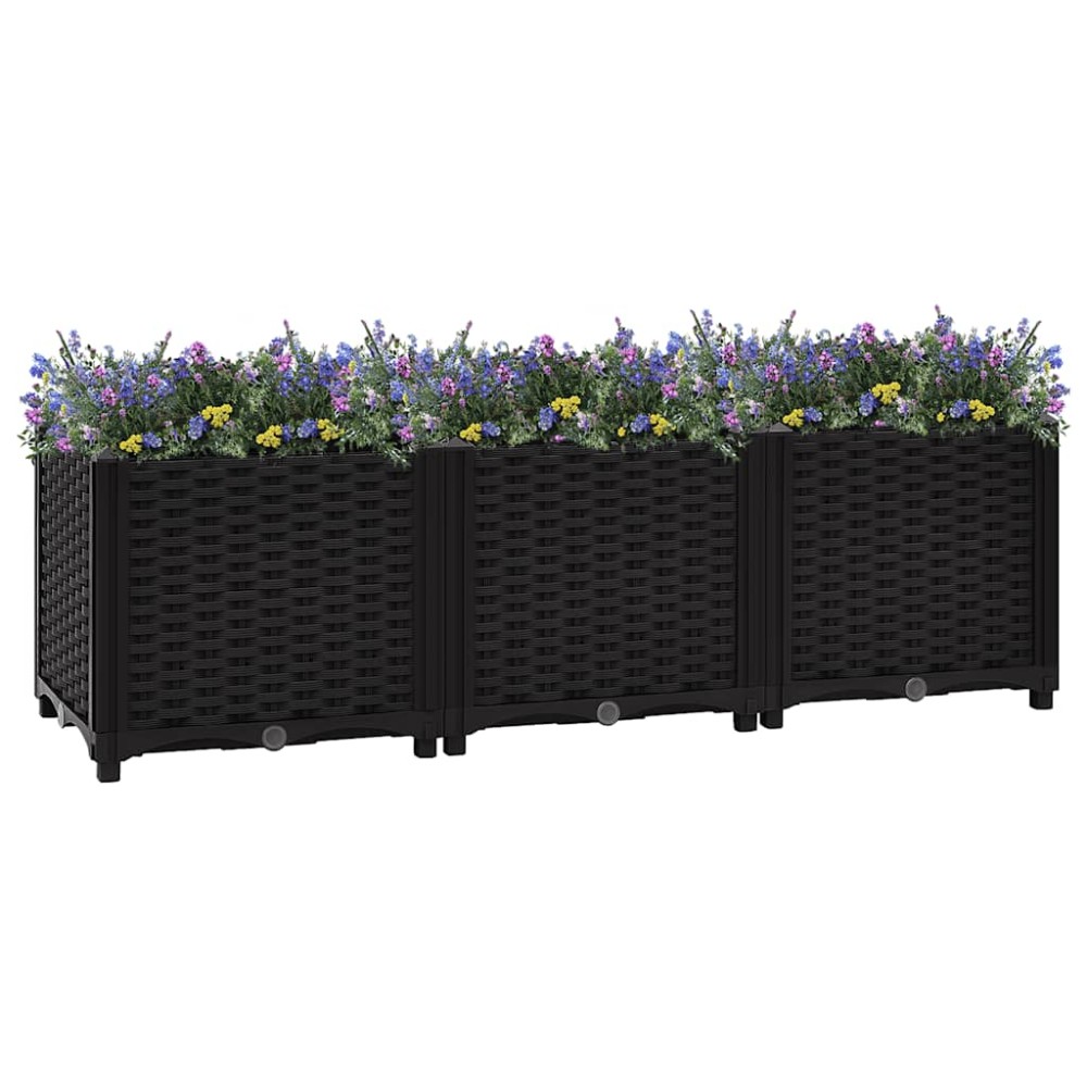 vidaXL Ζαρντινιέρα 120 x 40 x 38 εκ. από Πολυπροπυλένιο