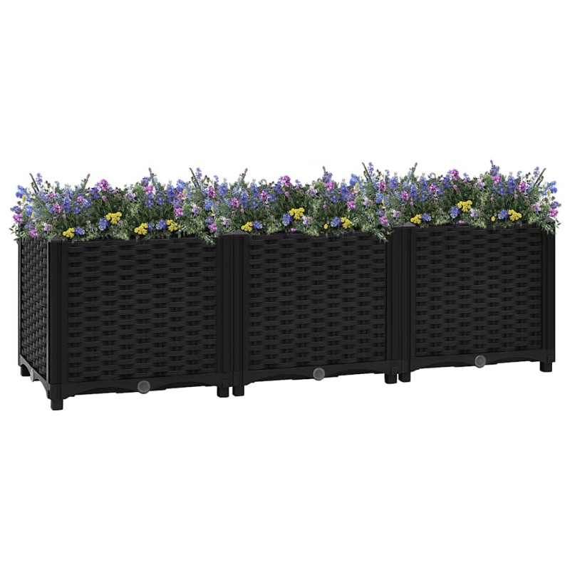 vidaXL Ζαρντινιέρα 120 x 40 x 38 εκ. από Πολυπροπυλένιο