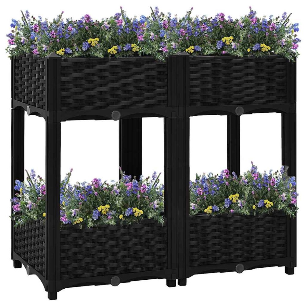 vidaXL Ζαρντινιέρα 80 x 40 x 71 εκ. από Πολυπροπυλένιο
