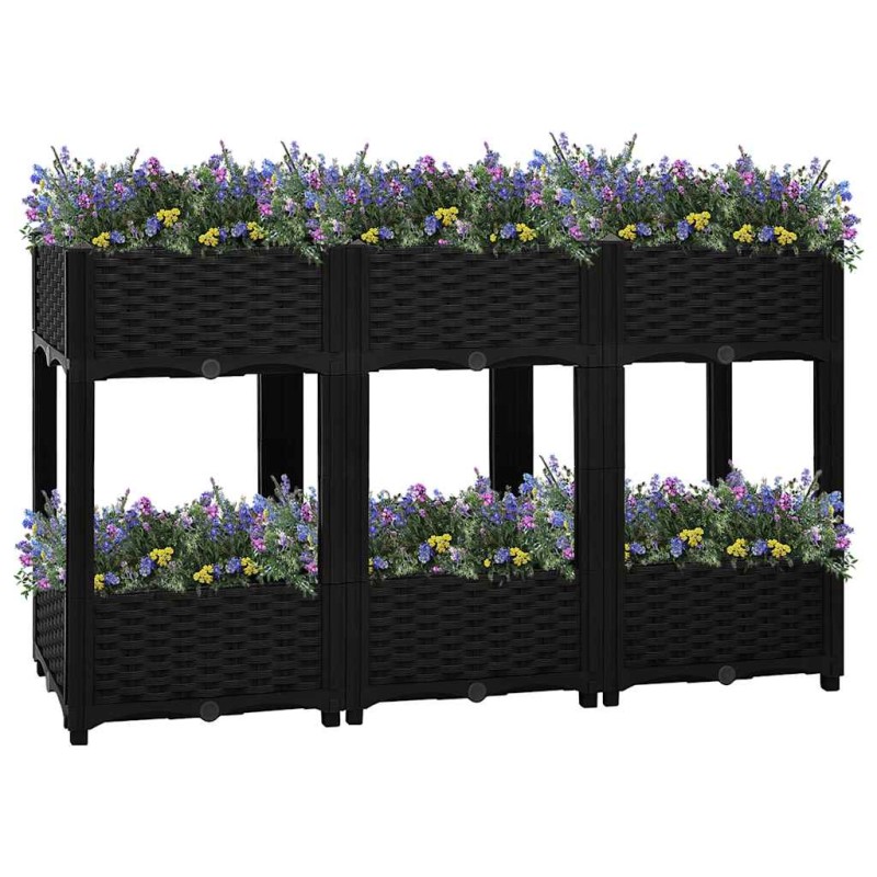 vidaXL Ζαρντινιέρα 120 x 40 x 71 εκ. από Πολυπροπυλένιο