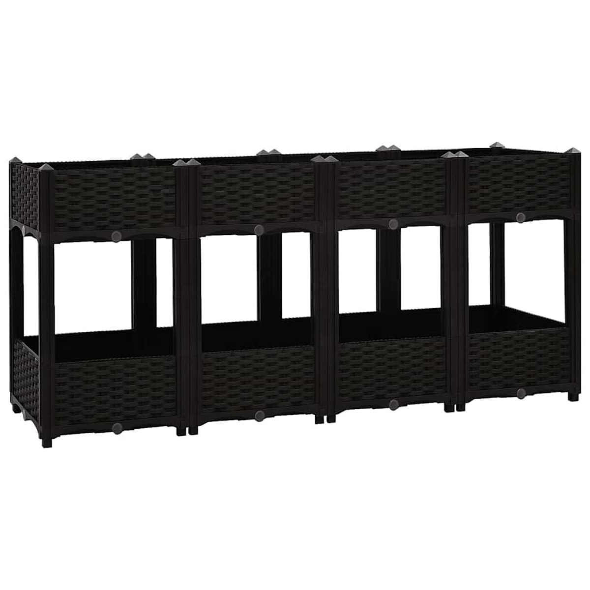 vidaXL Ζαρντινιέρα 160 x 40 x 71 εκ. από Πολυπροπυλένιο