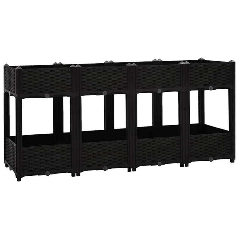 vidaXL Ζαρντινιέρα 160 x 40 x 71 εκ. από Πολυπροπυλένιο
