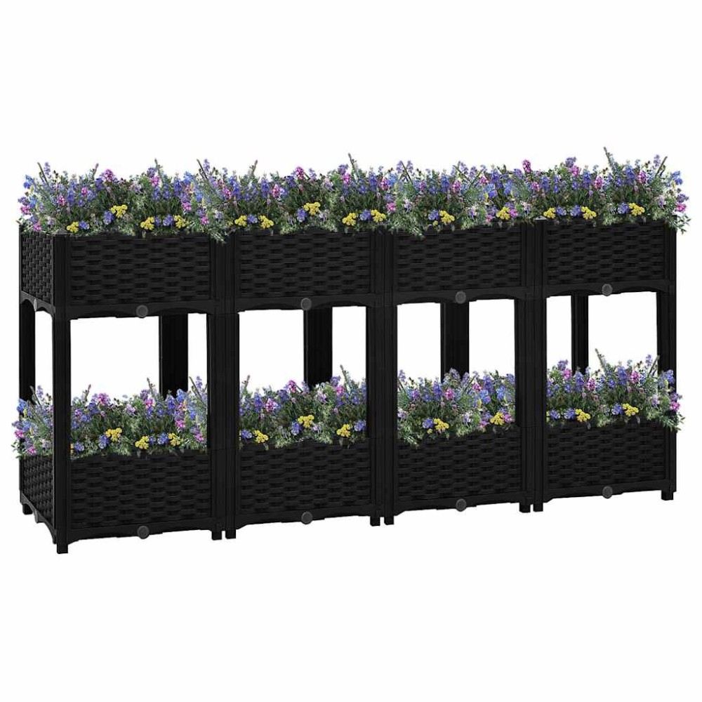 vidaXL Ζαρντινιέρα 160 x 40 x 71 εκ. από Πολυπροπυλένιο