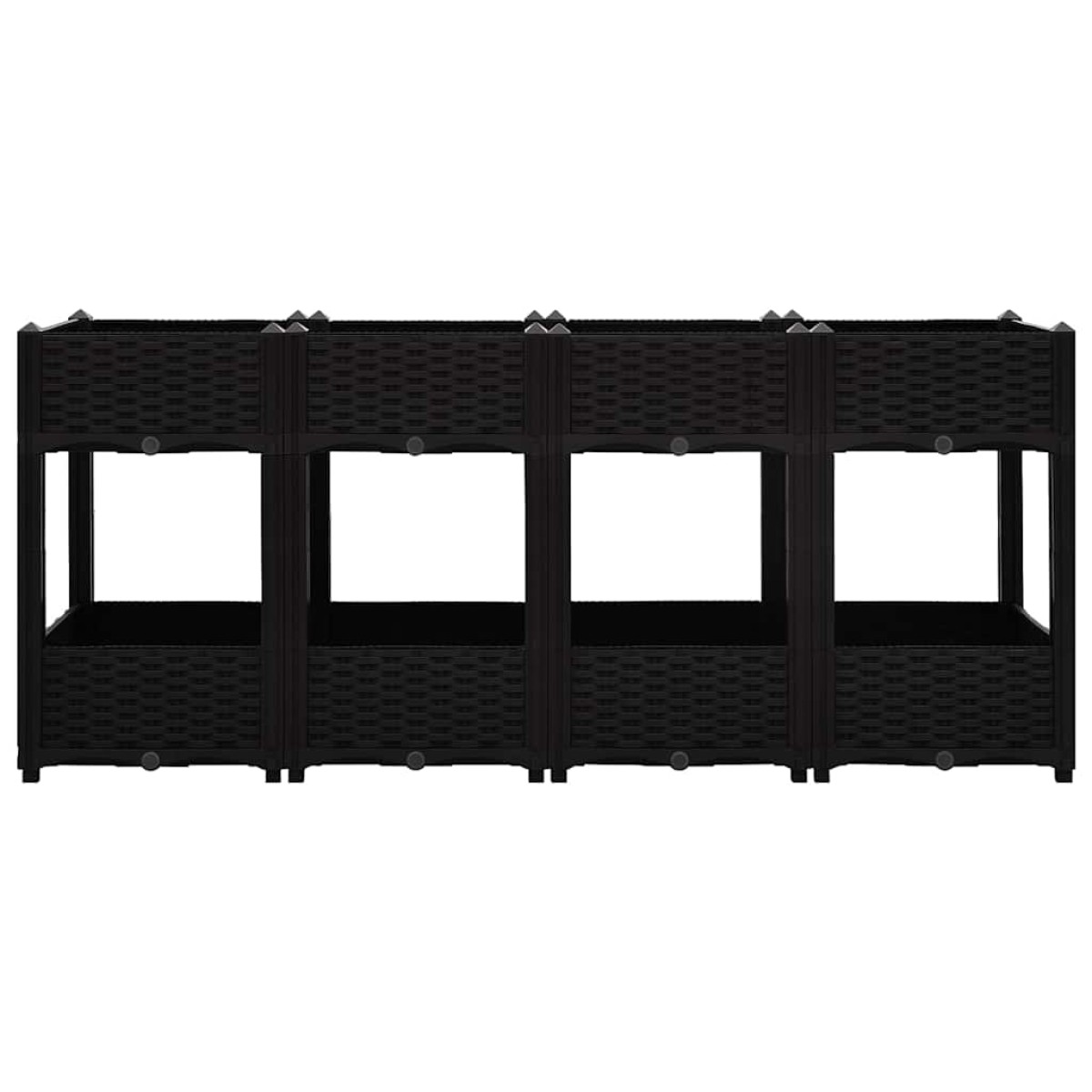 vidaXL Ζαρντινιέρα 160 x 40 x 71 εκ. από Πολυπροπυλένιο
