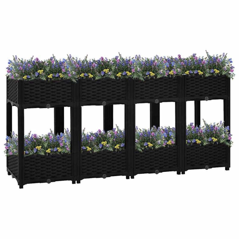 vidaXL Ζαρντινιέρα 160 x 40 x 71 εκ. από Πολυπροπυλένιο