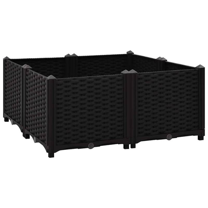 vidaXL Ζαρντινιέρα 80 x 80 x 38 εκ. από Πολυπροπυλένιο