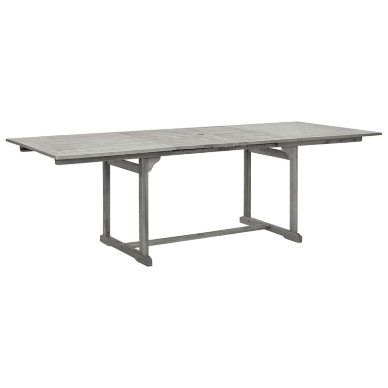 vidaXL Τραπεζαρία Κήπου (160-240) x 100 x 75 εκ από Μασίφ Ξύλο Ακακίας