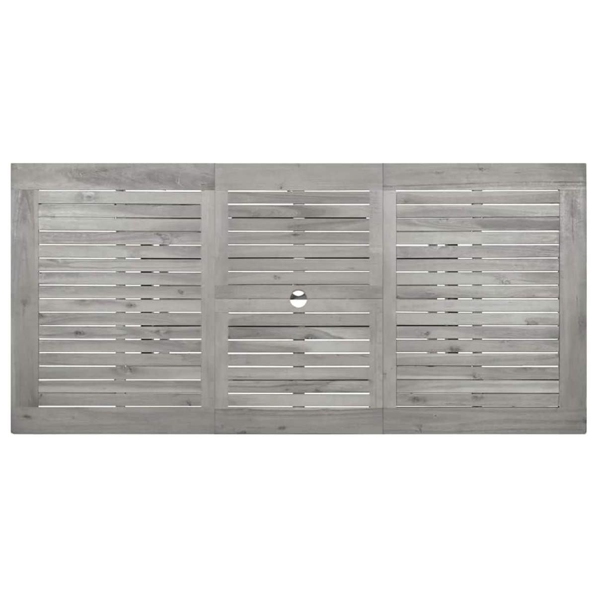 vidaXL Τραπεζαρία Κήπου (120-170) x 80 x 75 εκ. από Μασίφ Ξύλο Ακακίας