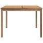 vidaXL Τραπεζαρία Κήπου 110 x 110 x 77 εκ. από Μασίφ Ξύλο Teak