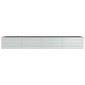 vidaXL Ζαρντινιέρα Υπερυψωμένη Ασημί 320x80x45 εκ. Γαλβανισμ. Χάλυβας