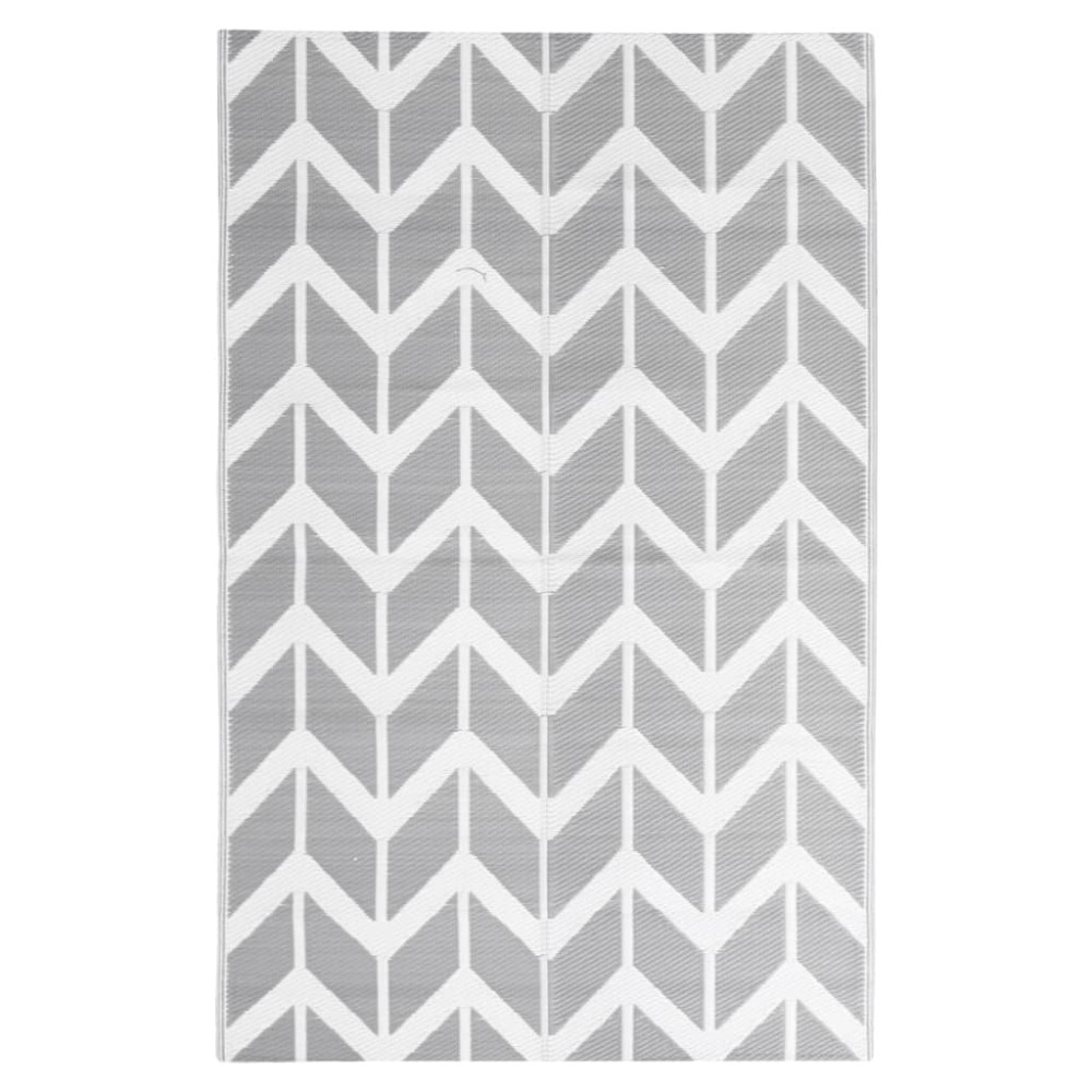 vidaXL Χαλί εξωτερικού χώρου ARAKIL Γκρι 160x230 cm PP
