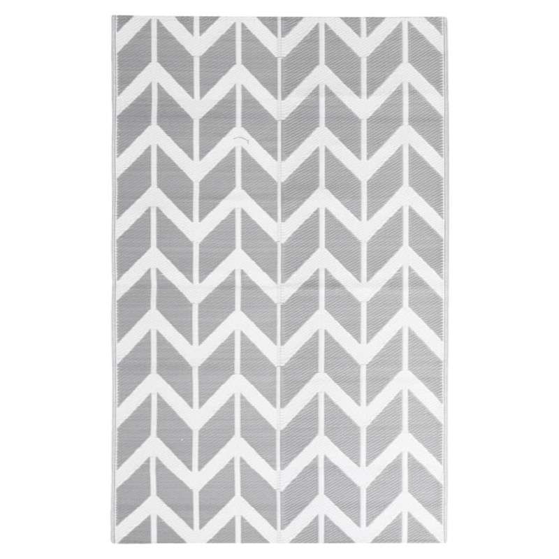 vidaXL Χαλί εξωτερικού χώρου ARAKIL Γκρι 160x230 cm PP