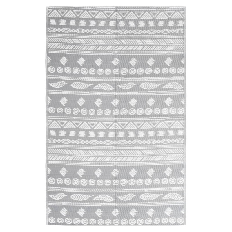 vidaXL Χαλί εξωτερικού χώρου ARAKIL Γκρι 160x230 cm PP