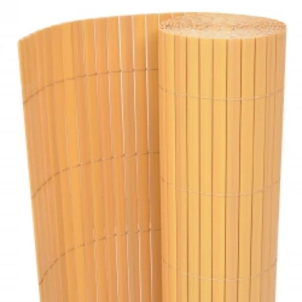 vidaXL Περίφραξη Κήπου Διπλής Όψης Κίτρινη 110 x 300 εκ.