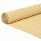 vidaXL Περίφραξη Κήπου Διπλής Όψης Κίτρινη 110 x 400 εκ.