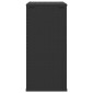 vidaXL Κουτί Μαξιλαριού Κήπου Μαύρο 100x49x103,5 εκ. Ρατάν Πολυαιθ.