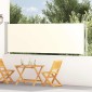 vidaXL Σκίαστρο Πλαϊνό Συρόμενο Βεράντας Κρεμ 117 x 600 εκ.