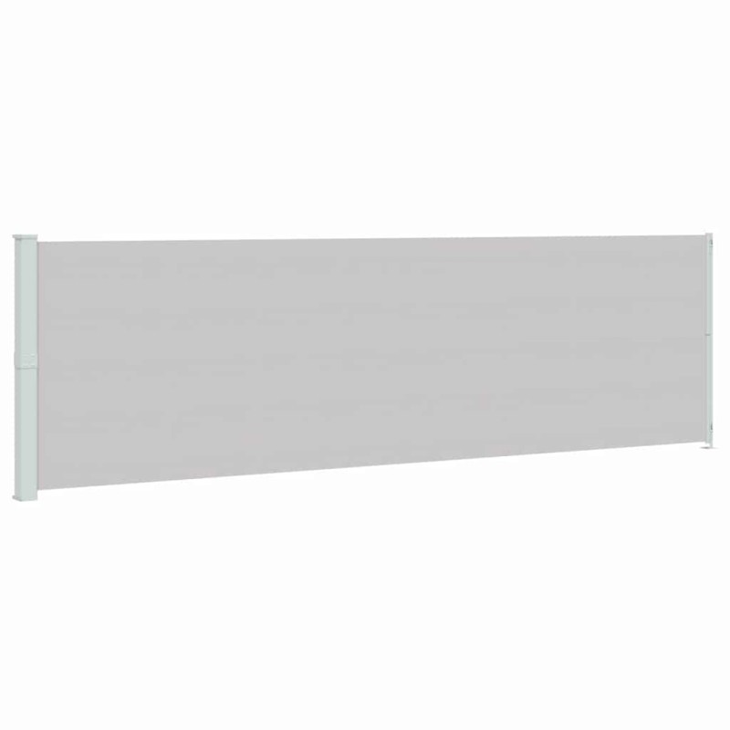 vidaXL Σκίαστρο Βεράντας Πλαϊνό Συρόμενο Γκρι 180 x 600 εκ.