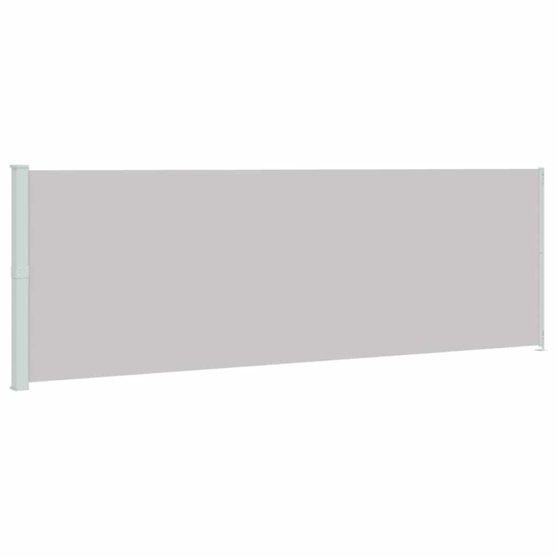 vidaXL Σκίαστρο Πλαϊνό Συρόμενο Βεράντας Γκρι 200 x 600 εκ.