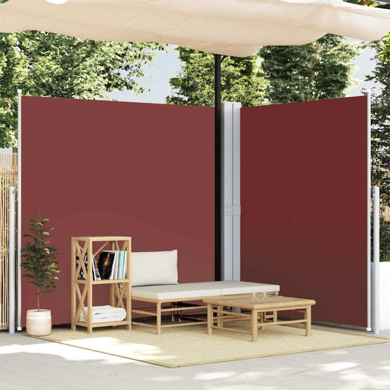 vidaXL Σκίαστρο Πλαϊνό Συρόμενο Καφέ 220 x 600 εκ.