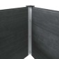 vidaXL Ζαρντινιέρα Υπερυψωμένη Γκρι 200 x 50 x 91 εκ. από WPC