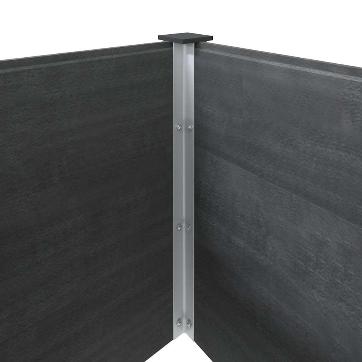 vidaXL Ζαρντινιέρα Υπερυψωμένη Γκρι 200 x 100 x 91 εκ. από WPC
